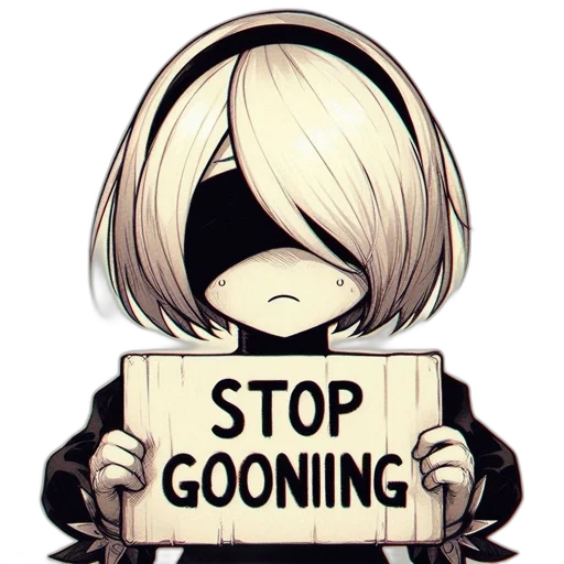 pixel art, anime, cartoon, concept art, monochromatic, image, female, character transparent PNG cut-out