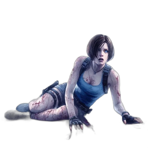 concept art, pixel art, comic book art, photorealistic, amidst, industrial, backdrop, woman transparent PNG cut-out