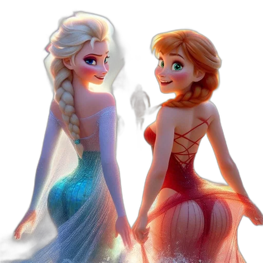 dress, concept art, 3d render, fantasy art transparent PNG cut-out