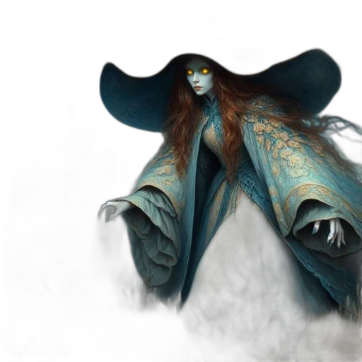 mask, creature, dragon, hair, concept art, fantasy art, watercolor, photorealistic transparent PNG cut-out