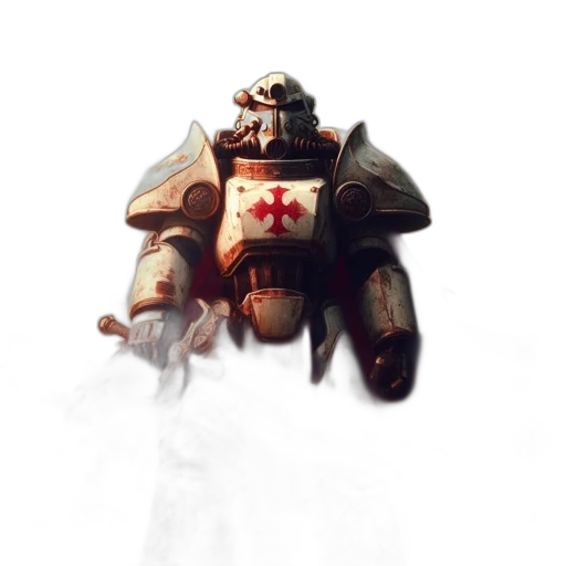 robot, weapon, sword, concept art, fantasy art, pixel art, watercolor, red transparent PNG cut-out