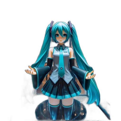robot, staff, dress, weapon, 3d render, concept art, anime, pixel art transparent PNG cut-out