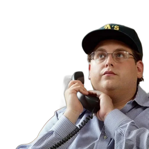 staff, hat, man, wearing, baseball, cap, glasses, talks transparent PNG cut-out