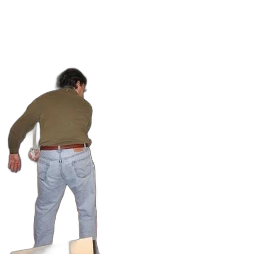 furniture, jacket, staff, shoes, 3d render, concept art, photorealistic, man transparent PNG cut-out