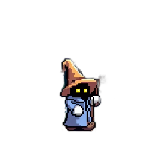 hat, staff, crown, weapon, pixel art, concept art, fantasy art, 3d render transparent PNG cut-out