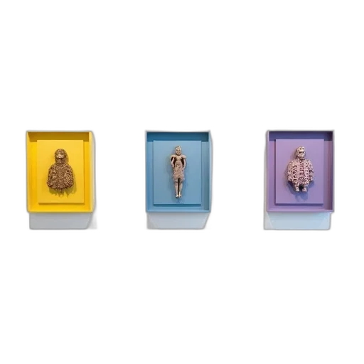 jewelry, furniture, crown, pastel, golden, three, framed, artworks transparent PNG cut-out