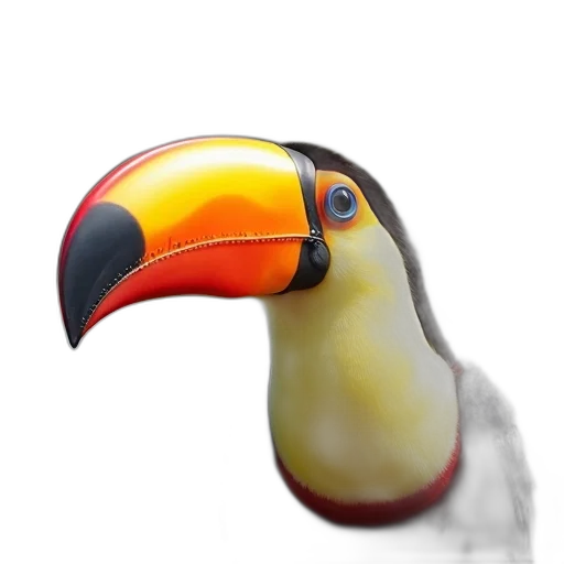animal, staff, creature, face, 3d render, photorealistic, concept art, watercolor transparent PNG cut-out