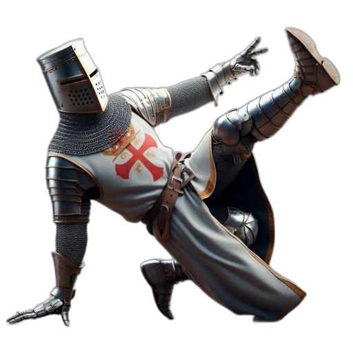 sword, weapon, staff, robot, concept art, 3d render, fantasy art, knight transparent PNG cut-out
