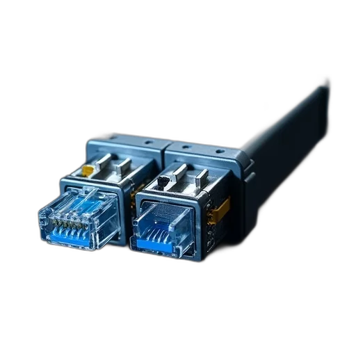 3d render, cat6, cat5, optical, repeater transparent PNG cut-out