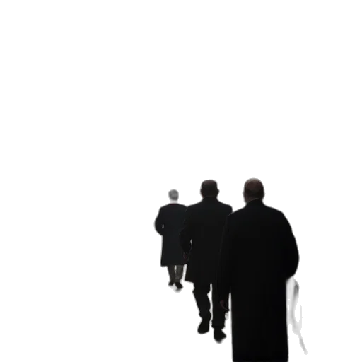 staff, jacket, umbrella, concept art, 3d render, photorealistic, pixel art, city street transparent PNG cut-out