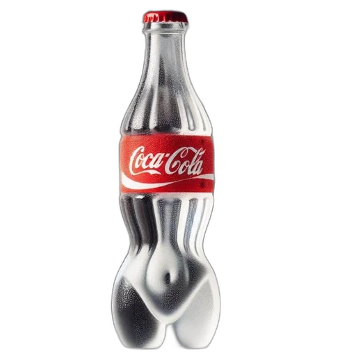 bottle, food, weapon, robot, 3d render, photorealistic, concept art, coca-cola transparent PNG cut-out