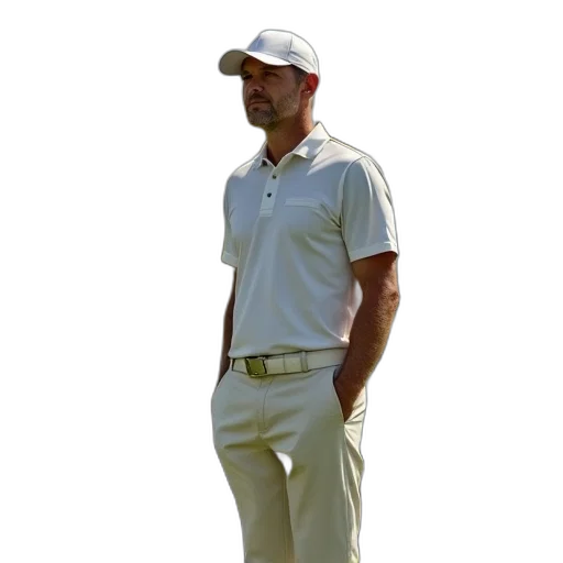 staff, man, golf, clothes transparent PNG cut-out