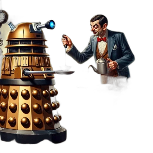 robot, concept art, comic book art, 3d render, fantasy art, mechanized, workshop, suited transparent PNG cut-out