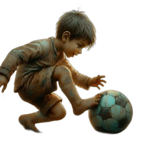 weapon, shoes, photorealistic, concept art, oil painting, 3d render, young, boy transparent PNG cut-out