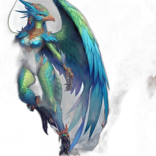 dragon, creature, animal, mask, fantasy art, concept art, watercolor, photorealistic transparent PNG cut-out