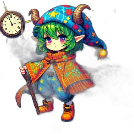 staff, dragon, mask, creature, pixel art, fantasy art, concept art, anime transparent PNG cut-out