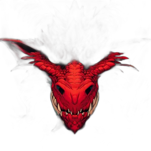 dragon, mask, creature, face, pixel art, fantasy art, concept art, 3d render transparent PNG cut-out