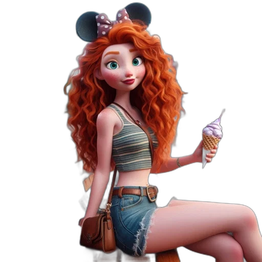 staff, dress, 3d render, concept art, cartoon, fantasy art, fire, animated transparent PNG cut-out