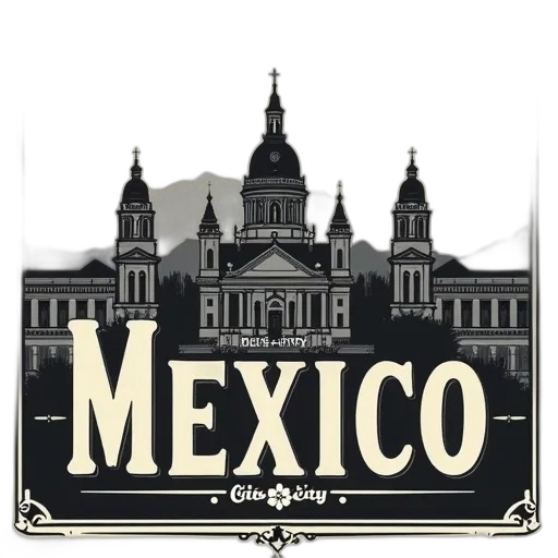 building, concept art, second, image, stylized, illustration, cityscape, mexico transparent PNG cut-out