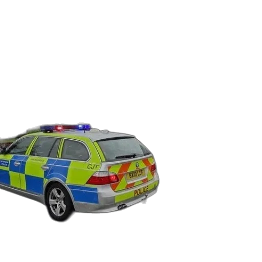 car, weapon, 3d render, concept art, police, lights, parked, next transparent PNG cut-out
