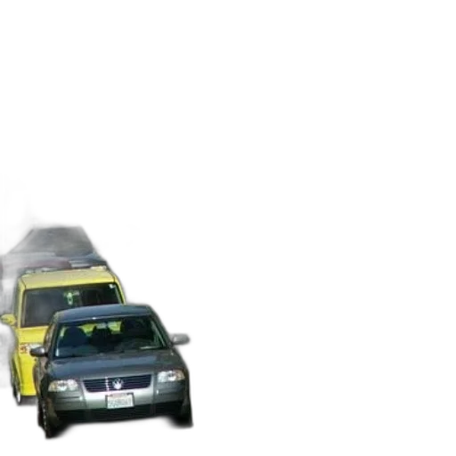 car, 3d render, concept art, photorealistic, pixel art, fog, city street, rain transparent PNG cut-out