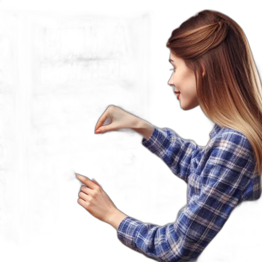 face, hair, staff, photorealistic, concept art, oil painting, 3d render, young transparent PNG cut-out