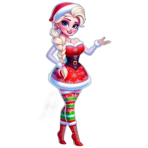 dress, cartoon, 3d render, concept art, fantasy art, animated, female, character transparent PNG cut-out