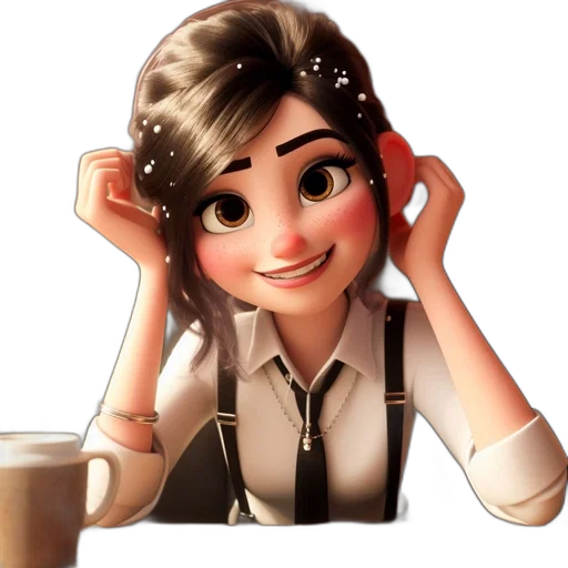 face, staff, robot, jewelry, cartoon, photorealistic, 3d render, concept art transparent PNG cut-out