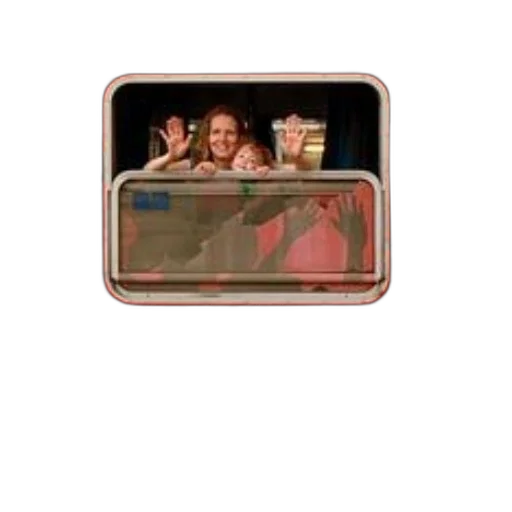 furniture, car, food, outer space, family, waving, window, red transparent PNG cut-out