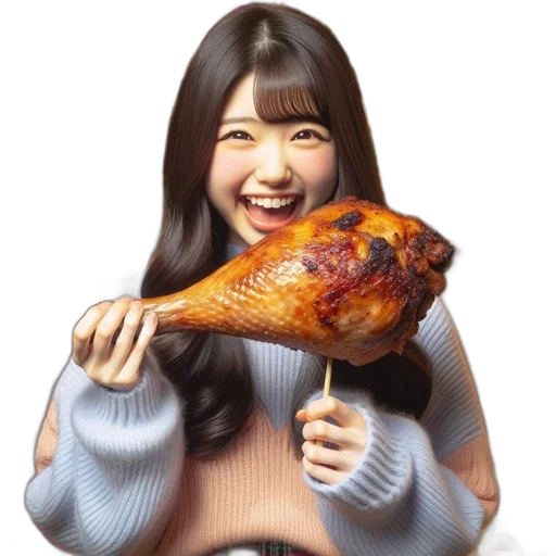 food, animal, creature, face, photorealistic, 3d render, concept art, pixel art transparent PNG cut-out