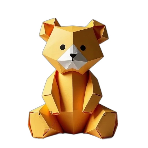 animal, crown, staff, robot, 3d render, pixel art, concept art, fantasy art transparent PNG cut-out