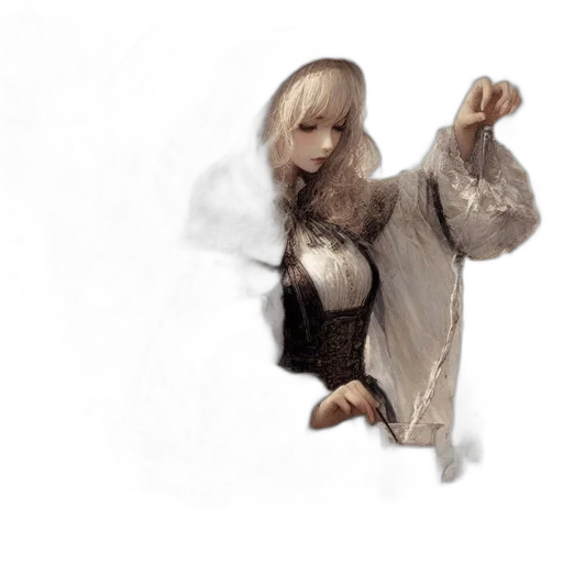 staff, weapon, sword, jacket, fantasy art, concept art, 3d render, photorealistic transparent PNG cut-out