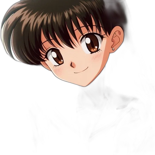 hair, face, staff, anime, photorealistic, cartoon, pixel art, young transparent PNG cut-out