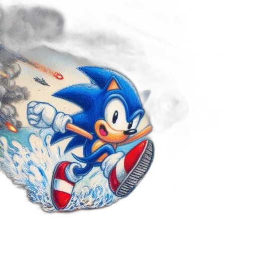 shoes, jewelry, 3d render, photorealistic, concept art, fantasy art, sonic, hedgehog transparent PNG cut-out