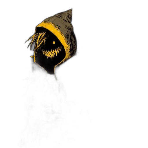 mask, creature, face, hat, concept art, pixel art, 3d render, fantasy art transparent PNG cut-out