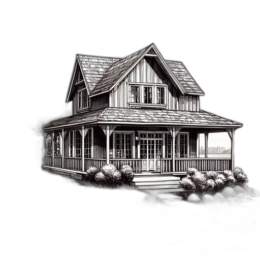 building, furniture, concept art, photorealistic, 3d render, pencil sketch, fog, city street transparent PNG cut-out