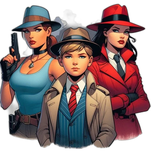 hat, comic book art, concept art, cartoon, pixel art, red, three, distinctive transparent PNG cut-out
