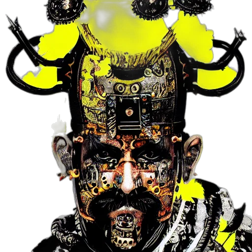 mask, robot, face, crown transparent PNG cut-out