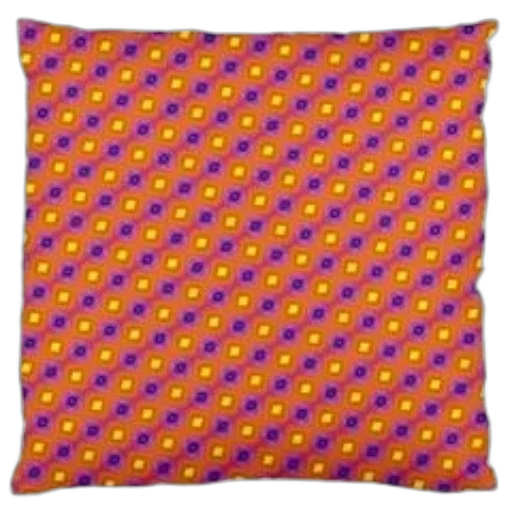 image, features, vibrant, geometric, pattern, pillow, design, includes transparent PNG cut-out