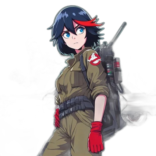 weapon, staff, jacket, sword, anime, concept art, pixel art, watercolor transparent PNG cut-out