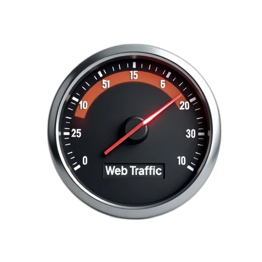 speedometer, gauge, words, web, traffic, white, background transparent PNG cut-out