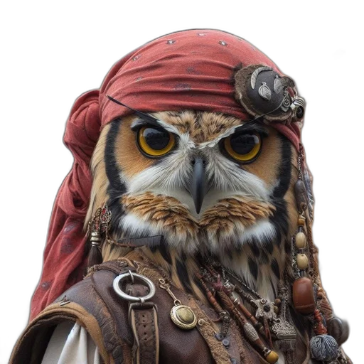 face, animal, staff, mask, fantasy art, photorealistic, concept art, 3d render transparent PNG cut-out