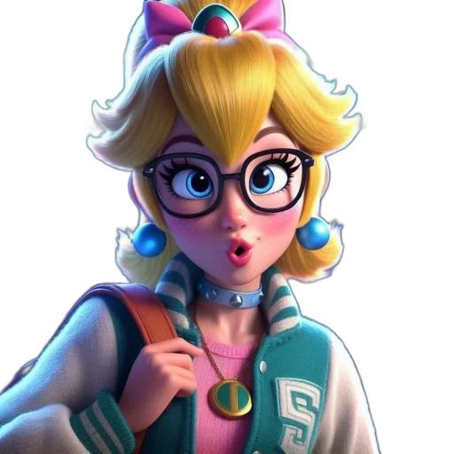 crown, face, staff, jacket, 3d render, concept art, cartoon, anime transparent PNG cut-out
