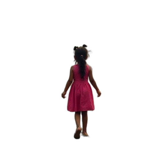 dress, robot, staff, hair transparent PNG cut-out