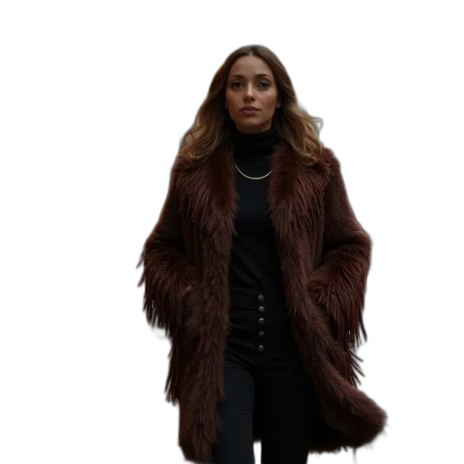jacket, earth tones, dark, amanda transparent PNG cut-out