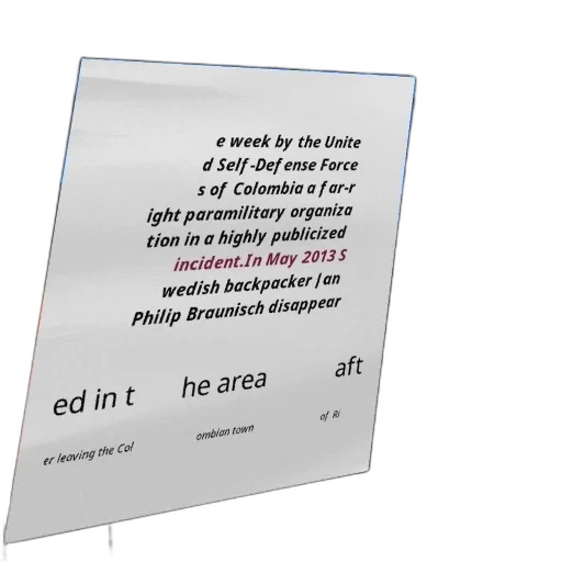 poster, text, about, unite, self-defense, force, colombia, missing transparent PNG cut-out