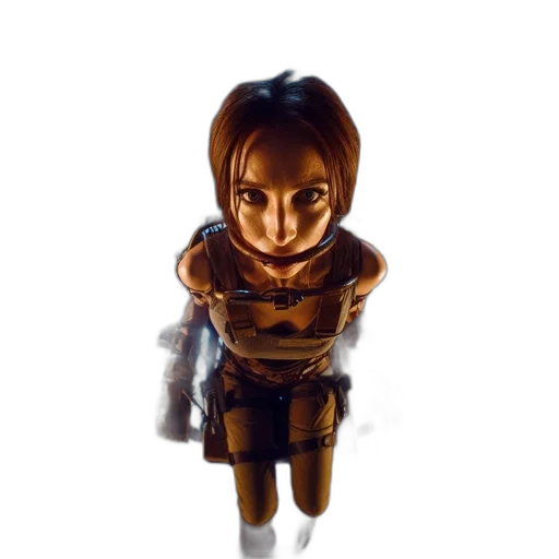 staff, face, 3d render, concept art, pixel art, fantasy art, earth tones, dimly transparent PNG cut-out