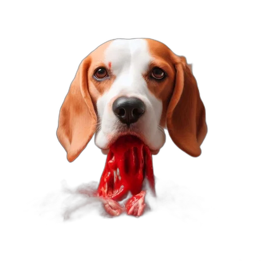 animal, creature, food, face, photorealistic, 3d render, image, depicts transparent PNG cut-out