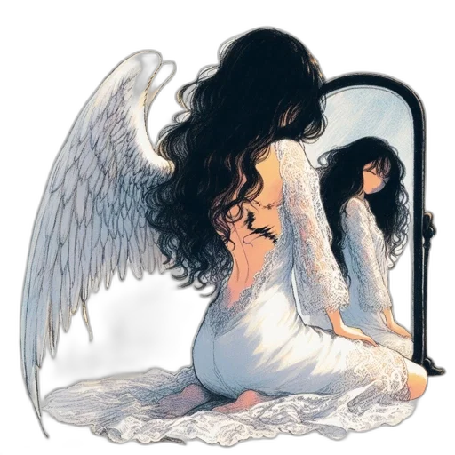dress, fantasy art, concept art, pixel art, photorealistic, illustration, presents, woman transparent PNG cut-out