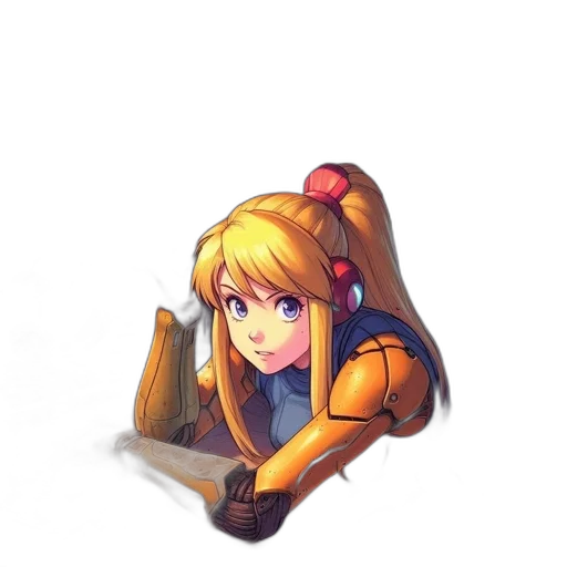 weapon, robot, sword, staff, pixel art, anime, concept art, fantasy art transparent PNG cut-out